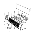 CONSOLE & CONTROLS Diagram and Parts List for LT800EXF6  Frigidaire Washer