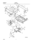 CONTROL PANEL Diagram and Parts List for FTR630AS0  Frigidaire Washer