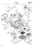BODY Diagram and Parts List for FED387CFBE  Frigidaire Wall Oven