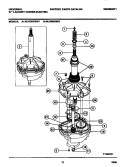TRANSMISSION Diagram and Parts List for MLXE62RBD1  Frigidaire Washer Dryer Combo