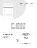 COVER Diagram and Parts List for FEF368GBD  Frigidaire Range