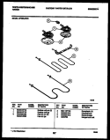 BROILER PARTS Diagram and Parts List for KF320JDH5  Kelvinator Range