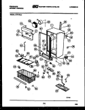 CABINET PARTS Diagram and Parts List for UFP19NL1  Frigidaire Freezer