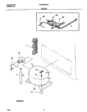 SYSTEM Diagram and Parts List for FFC05M5CW4  Frigidaire Freezer