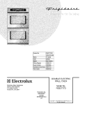 COVER Diagram and Parts List for FEB27T7DCB  Frigidaire Wall Oven