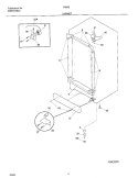 CABINET Diagram and Parts List for FMR6  Electrolux Freezer