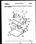 CONSOLE AND CONTROL PARTS Diagram and Parts List for FDG546DBD0  Frigidaire Dryer
