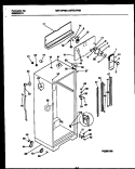 CABINET PARTS Diagram and Parts List for MRT19PNBD0  Uni Refrigerator