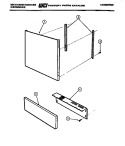 Part Location Diagram of S443603 Frigidaire PANEL, SERVICE, ALMOND