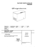 COVER Diagram and Parts List for FFC20D7HW4  Frigidaire Freezer