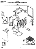 BODY Diagram and Parts List for MGF326WGSB  Frigidaire Range