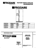 COVER Diagram and Parts List for F45WR22CW0  Frigidaire Refrigerator