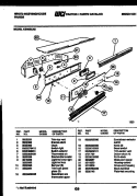 CONTROL PARTS Diagram and Parts List for KB663LM2  Frigidaire Wall Oven