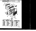 COVER Diagram and Parts List for AH128K2A1  Frigidaire Air Conditioner