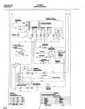WIRING DIAGRAM Diagram and Parts List for FEB386CEBG  Frigidaire Wall Oven