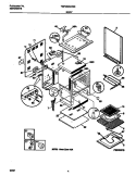 BODY Diagram and Parts List for TEF356SCWD  Tappan Range