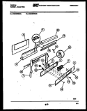 BACKGUARD Diagram and Parts List for CEC4S8WXB  Gibson Range
