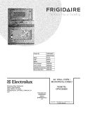 COVER Diagram and Parts List for CPMC3085KF1  Frigidaire Range
