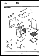 BODY PARTS Diagram and Parts List for GF320NW1  Frigidaire Range