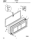 DOORS Diagram and Parts List for GFC20M4GW2  Gibson Freezer
