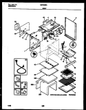 BODY PARTS Diagram and Parts List for GGF353SAWA  Gibson Range