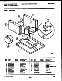 SYSTEM PARTS Diagram and Parts List for WAV157S1A1  Frigidaire Air Conditioner