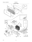 COOLING SYSTEM Diagram and Parts List for FGHG2344ME2  Frigidaire Refrigerator