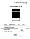 COVER Diagram and Parts List for MPF311PGWE  Uni Range