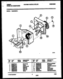 AIR HANDLING PARTS Diagram and Parts List for GAC078S7A1  Gibson Air Conditioner