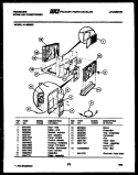 UNIT PARTS Diagram and Parts List for A11ME8E3  Frigidaire Air Conditioner
