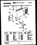 CABINET AND INSTALLATION PARTS Diagram and Parts List for AL113L1A2  Frigidaire Air Conditioner