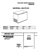 COVER Diagram and Parts List for MFC07M1BW4  Frigidaire Freezer