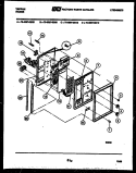 CONTROL PANEL Diagram and Parts List for 76-4967-00-09  Tappan Microwave Oven Combo