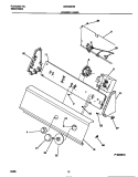 CONTROL PANEL Diagram and Parts List for GWX223RBD3  Gibson Washer