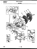 UNIT PARTS Diagram and Parts List for MDD25TF1  Frigidaire Dehumidifier