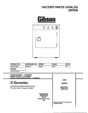 COVER Diagram and Parts List for GGF331AS2  Gibson Dryer