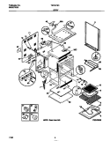 BODY Diagram and Parts List for TEF357BCWB  Tappan Range