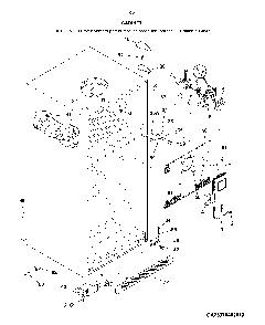 Cabinet Diagram and Parts List for 2537050261A  Kenmore Refrigerator