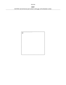 Body Diagram and Parts List for 79073432313  Kenmore Range