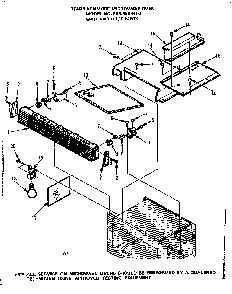 Grill And Duct Parts Diagram and Parts List for 5648568410  Kenmore Microwave