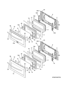 Part Location Diagram of 807045603 Frigidaire TRIM