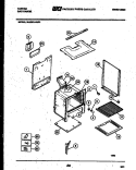 BODY PARTS Diagram and Parts List for 30-2251-00-01  Tappan Range