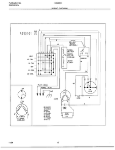 Wiring Diagram Diagram and Parts List for 5368000C  Frigidaire Air Conditioner