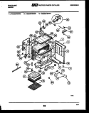 BODY PARTS Diagram and Parts List for REGS37BNW2  Frigidaire Range