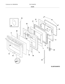 Part Location Diagram of 316503620 Frigidaire LINER