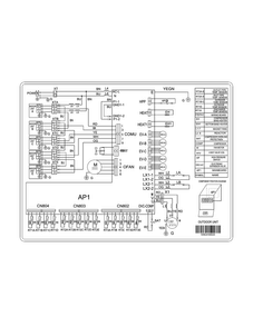 Wiring Diagram Diagram and Parts List for FFHP362ZQ20  Frigidaire Air Conditioner