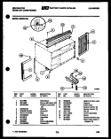 CABINET AND INSTALLATION PARTS Diagram and Parts List for M205G1QA  Kelvinator Air Conditioner