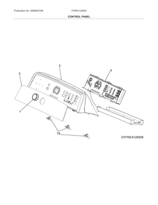 Part Location Diagram of 5304511364 Frigidaire KNOB