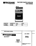 COVER Diagram and Parts List for GGF356BBDD  Gibson Range