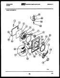 DOOR PARTS Diagram and Parts List for DG7400PW0  Frigidaire Dryer